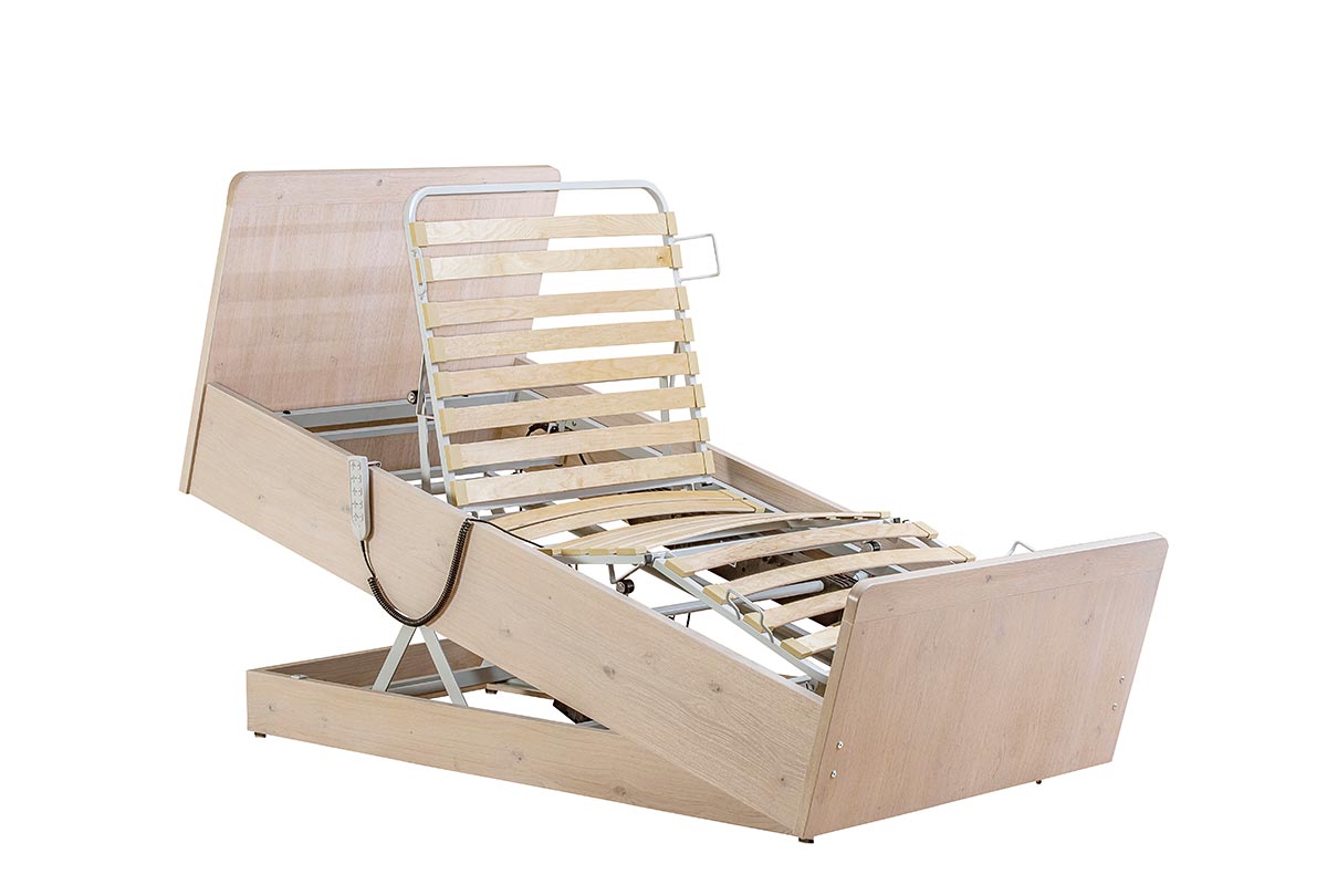 Bett-Liftsystem in Sitz- und Komfortposition