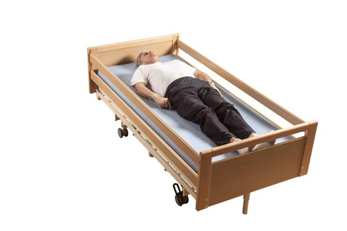 Umlagerungsbett mit gerader Liegefläche